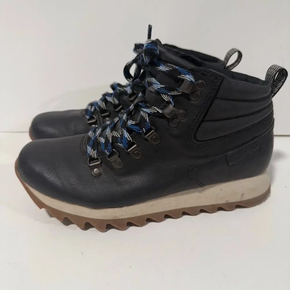 Merrell Women's‎ Alpine Hiker Boots Ankle Black Faux Leather 8.5